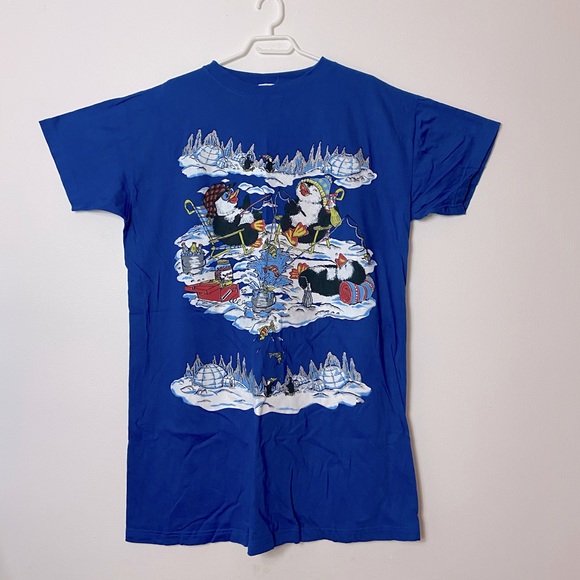 Vintage 90’s Penguin Night Shirt - Picture 1 of 4